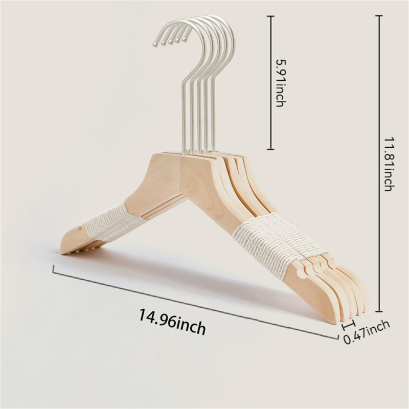 Cintre en bois massif de qualité supérieure, 30