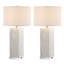 Lampe de table USB en céramique Hullum