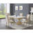 Rustic Faux Marble Dining Set-592796850