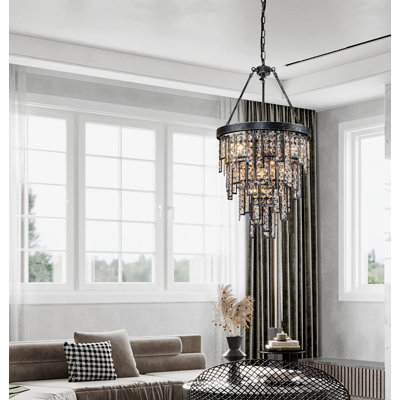 Lustre en cristal à 6 lumières Greenleigh