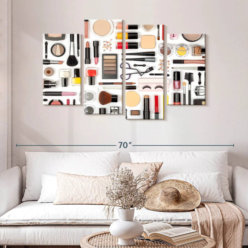 Make Up Essentials, 32" H x 52" W