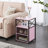 Kempst Nightstand Set 2, Small Bedside Table with Drawers, Narrow Side End Table with Open Shelf, 2 Drawer Dresser for Bedroom/Living Room/Dorms-416000337-477887918