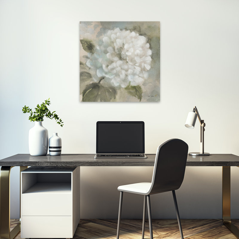 Art floral traditionnel d'hortensia doux, H 18 po x l 18 po