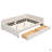 Full Size Upholstered Platform Bed With USB And 2 Drawers