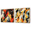 Consilia - Ensemble de 2 collages carrés abstraits-101846986-101846987
