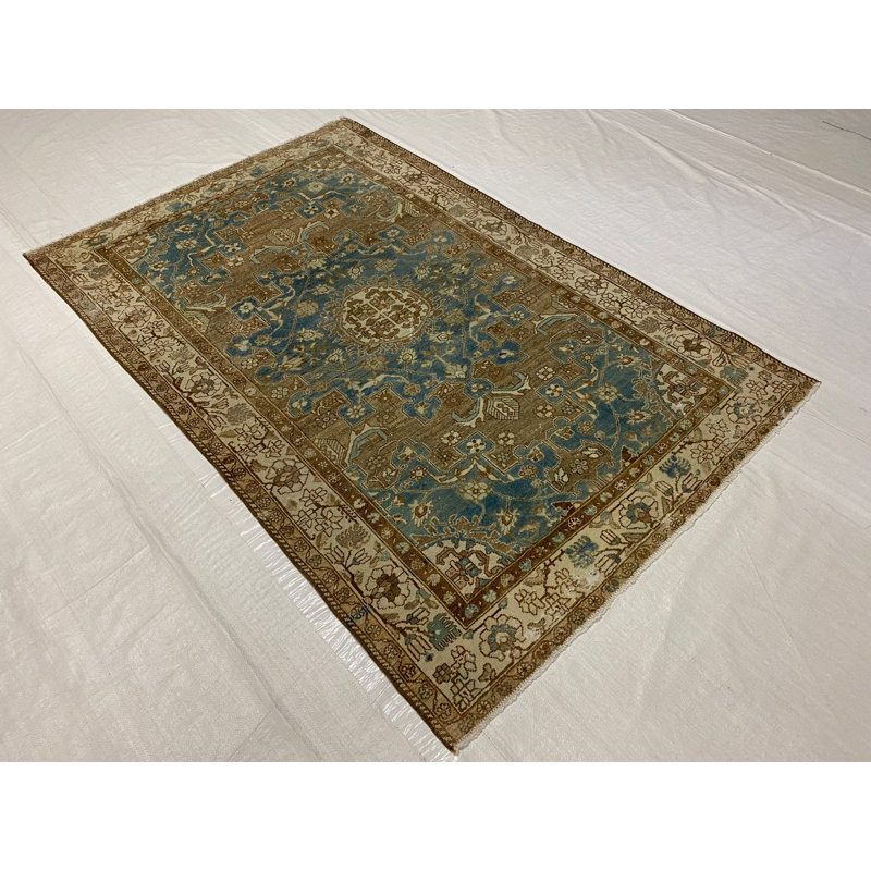Tapis turc Oushak 4 pi 3 po x 6 pi 5 po Anatolian