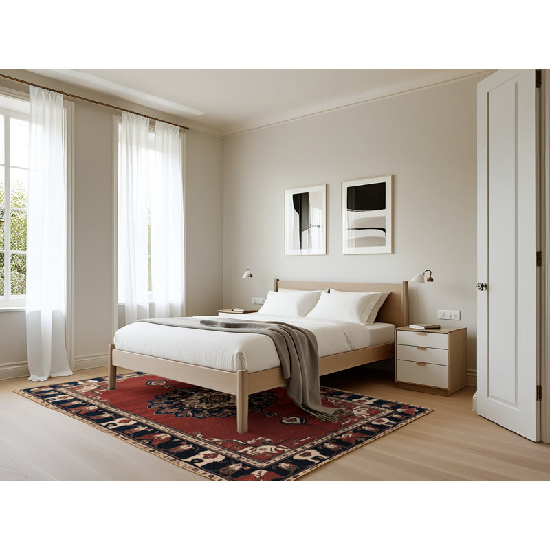 Tapis brun lavable à la machine, Rectangle 5 pi x 7 pi