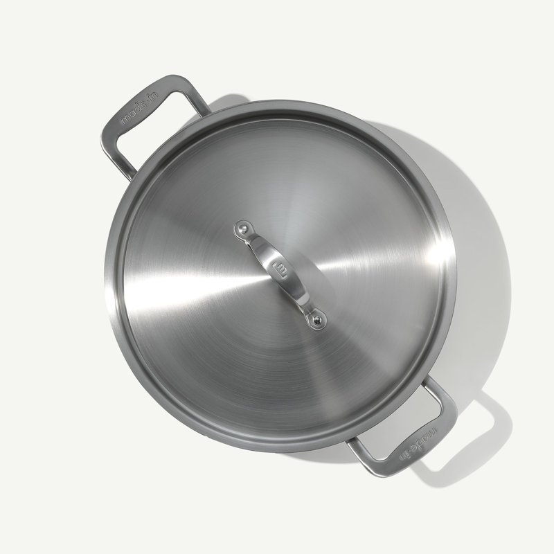 Stainless Clad 10 qt. Rondeau with Lid, 6 Qt.