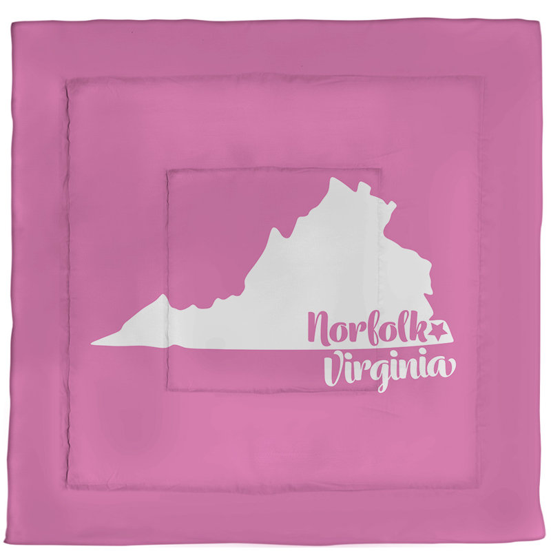 Modern & Contemporary Polyester Percale Comforter, King Comforter, Pink
