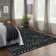 Tribal Geometric Washable Area Rug for Living Room & Bedroom, Non-Slip Moroccan Rug