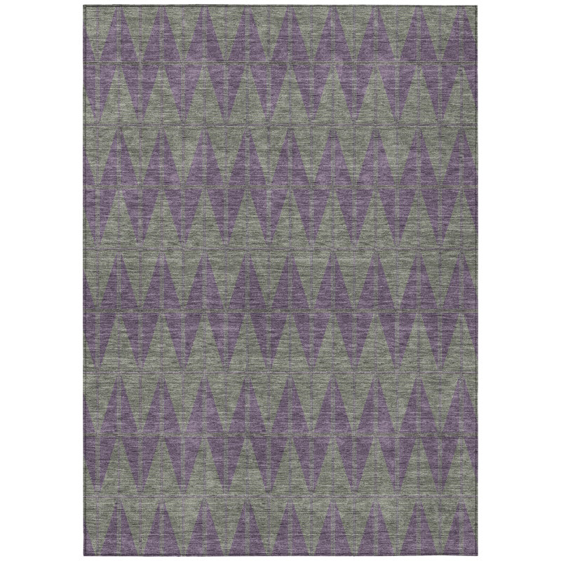 Machine Washable Indoor/Outdoor Chantille ACN2415 Geometric Rug, Rectangle 10' x 14'