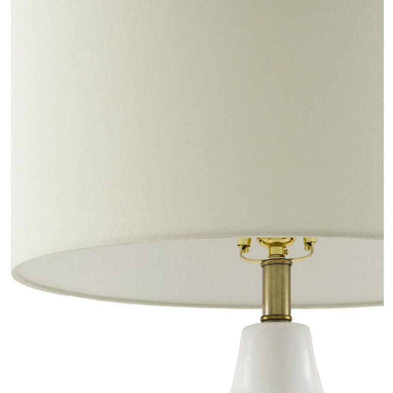 Elveden Table Lamp, White