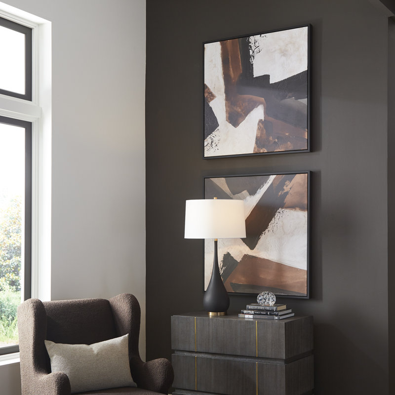 Uttermost Tactile Inspiration Framed Abstract Art, S/2