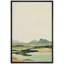 Art minimaliste de paysage de marais côtier, photos de salon, impression sur toile encadrée, impression numérique-126545727-126545722