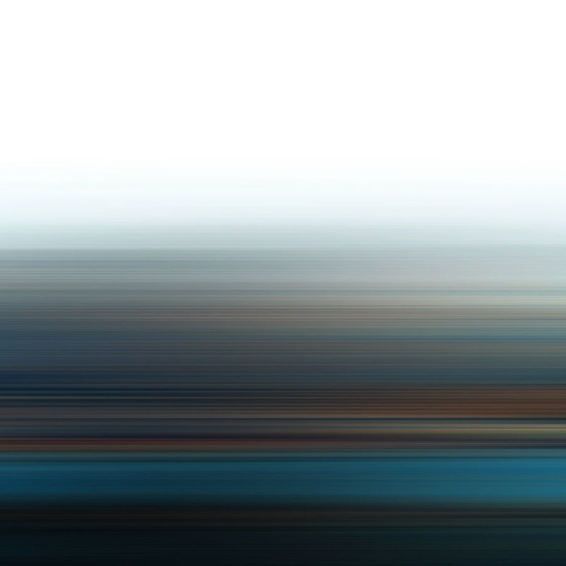 Blue Motion III Print by Sofia Fox, Brush Gel, 47" H x 47" W