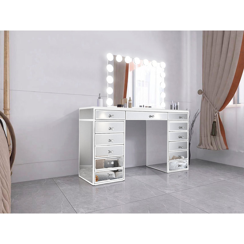 Magon Vanity, Gray, 27" x 31.5"