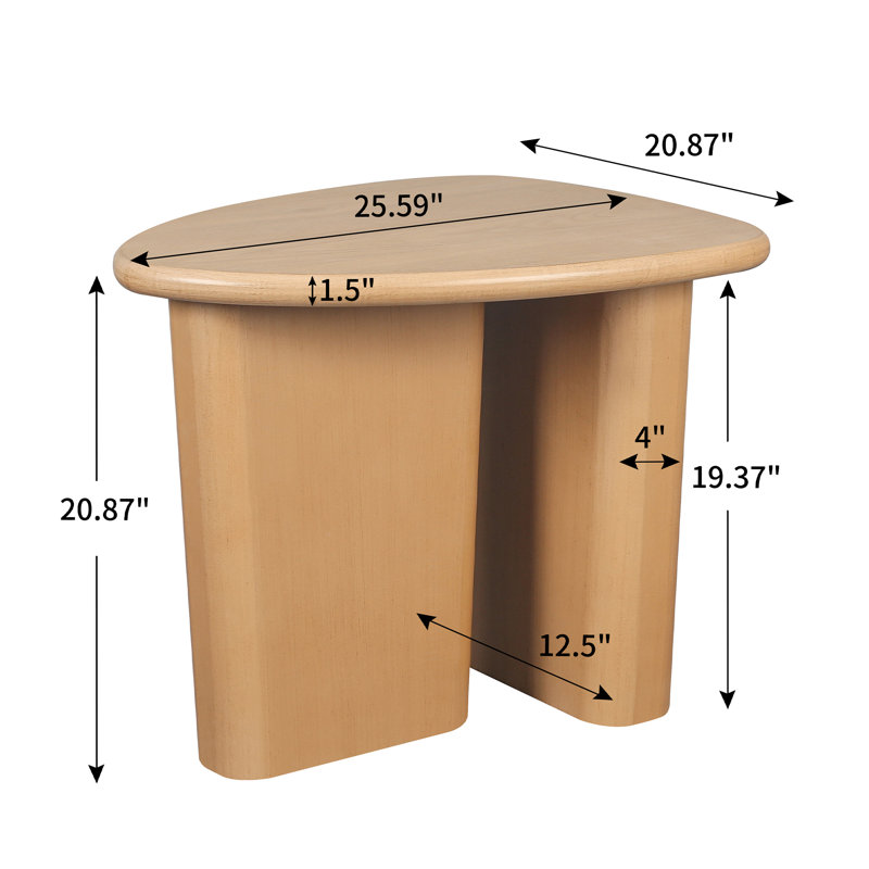 Versatile Tapered Accent Table – Sturdy & Compact End Table For Small Spaces