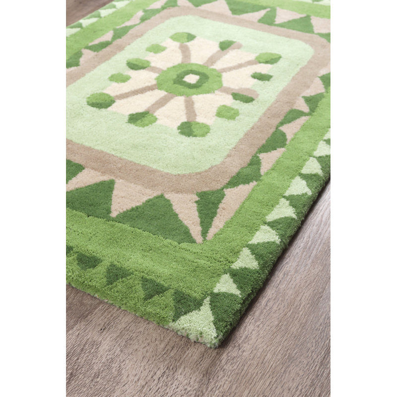 Crowell Wool Hand Woven 60cm X 90cm Area Rug