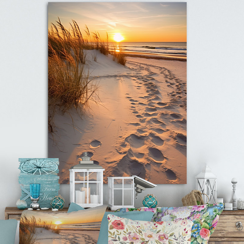 Alabama, heure d'or à Gulf Shores V, H 32 po x l 16 po x P 1 po, Toile tendue
