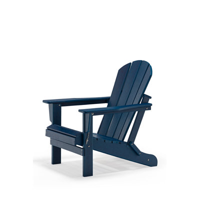 Chaise Adirondack pliable en résine / bénéfique