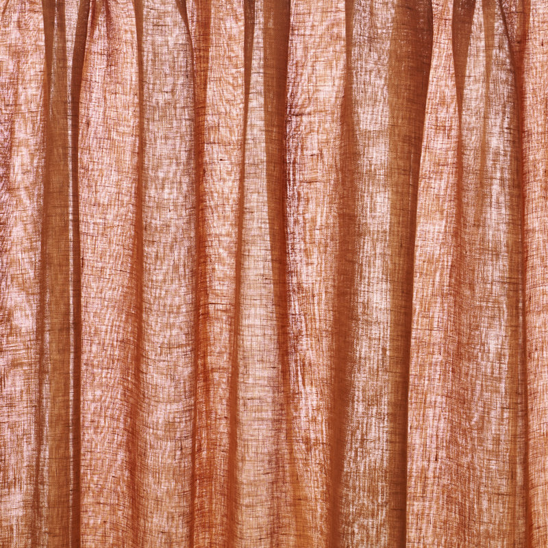Aya Sheer Fabric, Orange