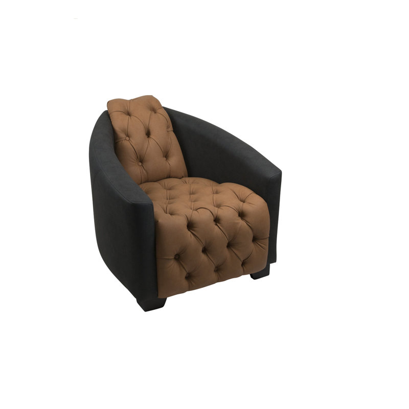Upholstered Barrel Chair