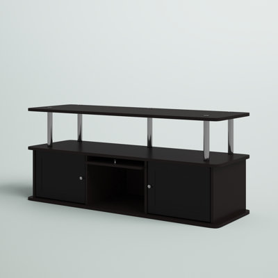 Meuble télé avec 3 armoires de rangement et tablette pour téléviseur de 55 po ou moins Edwin