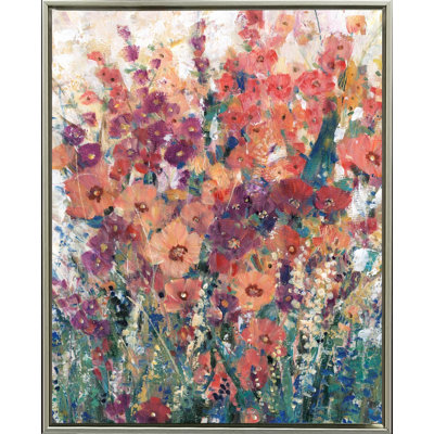 Sunlit Flowers I, art mural sur toile