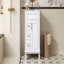 Meuble-lavabo autoportant de 60 pouces avec lavabo double en résine, portes à fermeture douce et fabrication en contreplaqué durable pour les salles de bain modernes-118401377