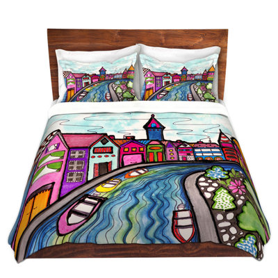 Polyester Floral Duvet Cover