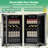 15 in. Built-In/Freestanding Single Zone 100-Cans Beverage and Wine Cooler in Stainless Steel with LED Light, Child Lock