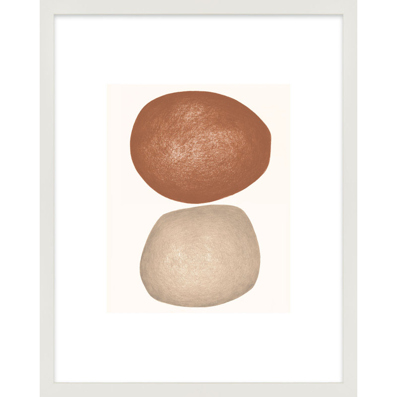 No. 192 Print by Katy Montica, 20" H x 16" W x 1.25" D, Brown Framed Paper