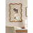 Aderyn Rectangular Scalloped Pinboard for Wall Organization