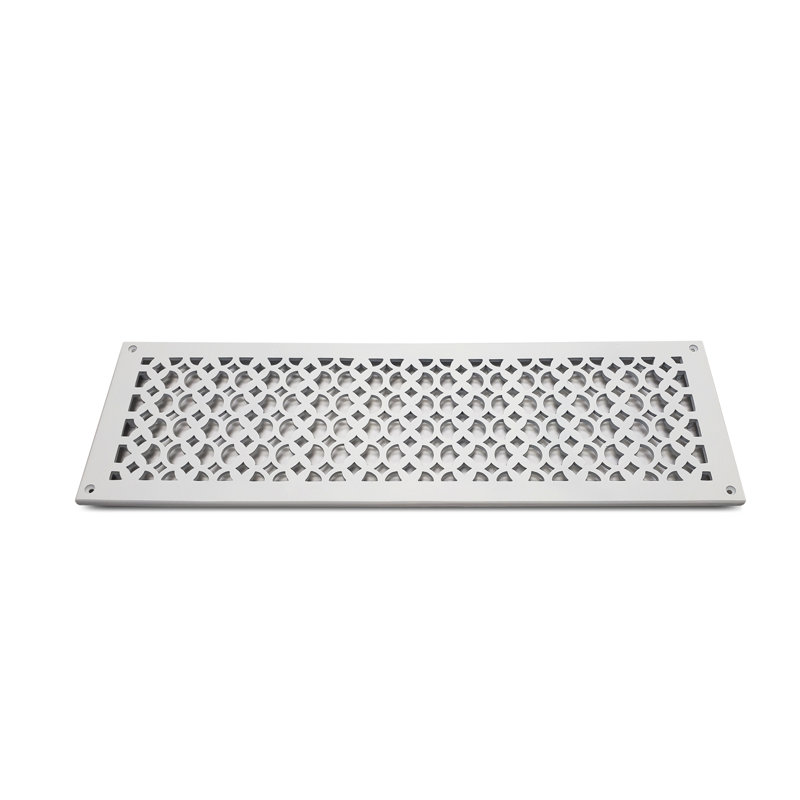 Grille murale en métal, Blanc