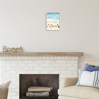 «Au-411-Giclee Summer Beach Day People Natation» par Grace Popp, peinture