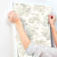 Papier peint botanique vert Frith-2116668708