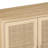 62.20"Elegant And Functional 4-Door Rattan Decorative Storage Cabinet,For Bedroom,Living Room,Office,Easy Assembly