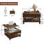 Table basse à plateau relevable avec rangement-1228403439