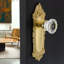 Victorian Plate with Crystal Door Knob-224675990