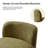 28" W Boucle Armless Accent Chair with Solid Wood Legs-1760424609