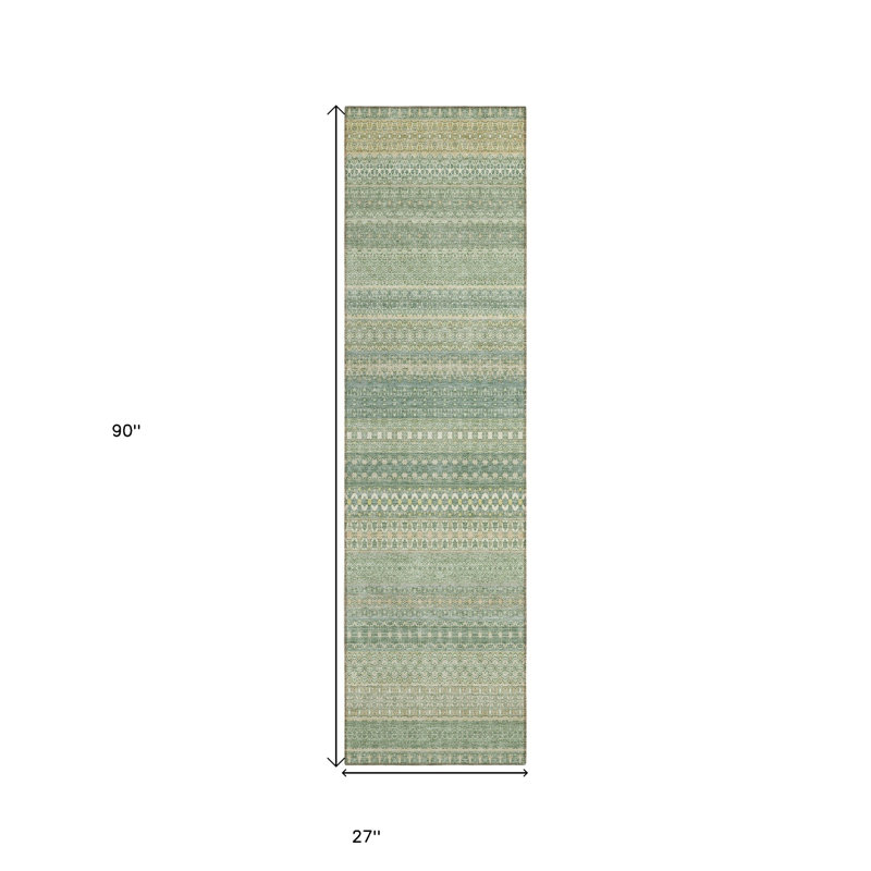 Tapis de couloir d'extérieur 8 pi