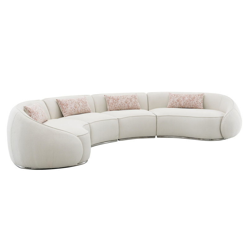 Canapé modulaire Sahara avec 4 coussins