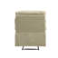 Fauteuil inclinable beige avec accoudoirs coussinés