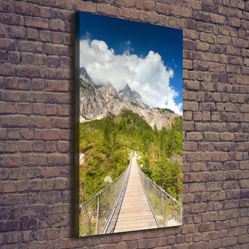 Suspension Bridge - Wrapped Canvas Print