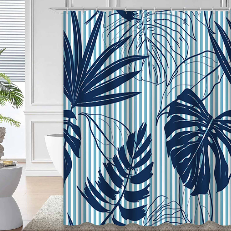 Rideau de douche Blue Summer, L 72 po x l 84 po