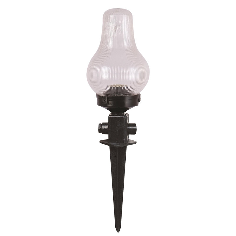 Outdoor Wall Lamp, Black ABS Body, 20.0 cm Diameter x 20.5 in Length | Acrylic Cap, E27 Socket Max 40W, IP65 Weather Resistant | Perfect for Traditional & Industrial Décor, Nostalgic Design