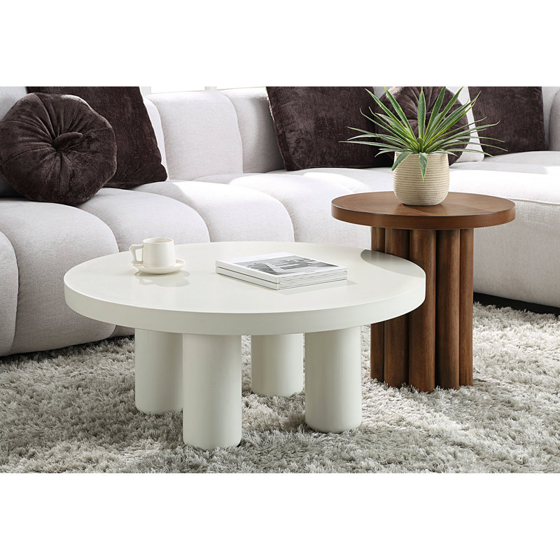Classic Brown End Table With Structure Build Construction