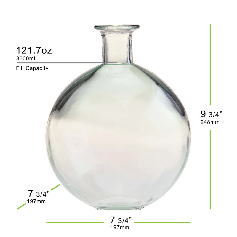 Vase de table globe