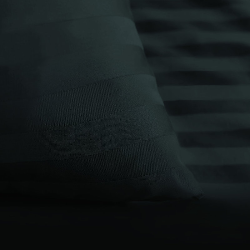 Klaye Flannel Fitted Sheet, Single (3'), Black