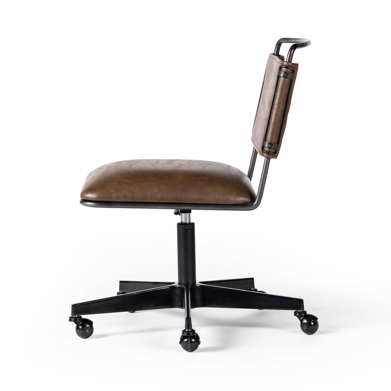 Wharton Swivel Task Chair, Brown